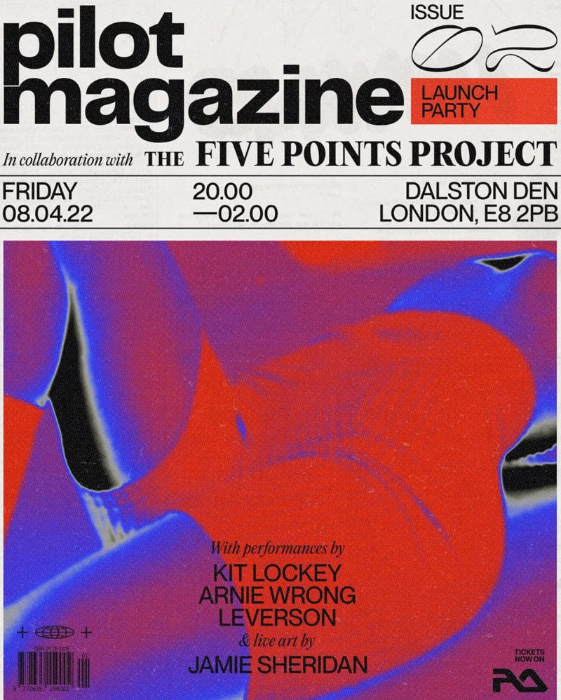 Issue 02 Launch Party poster