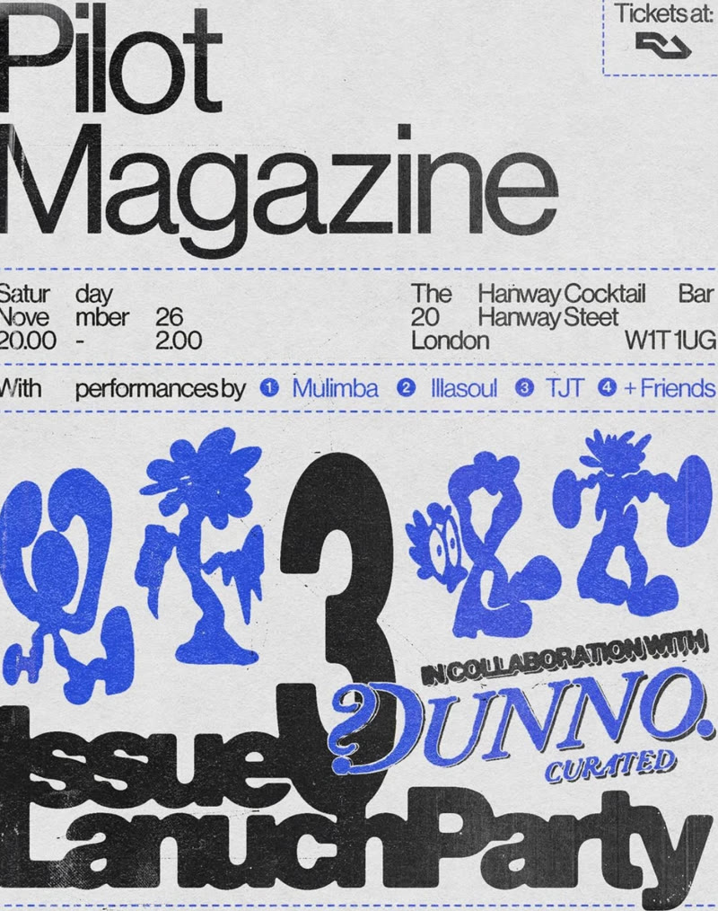 Issue 03 Launch Party poster