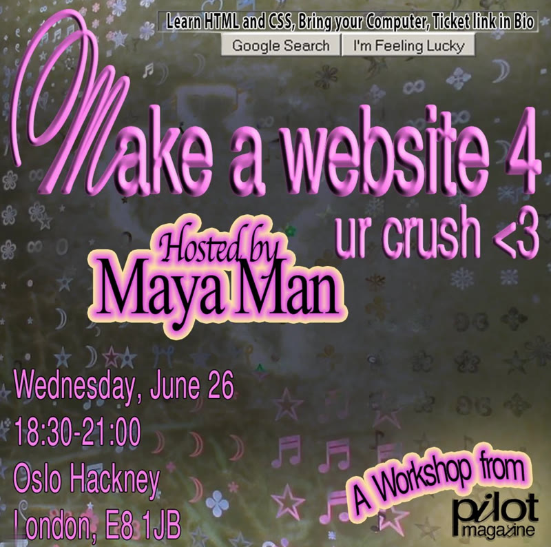 Make a Website 4 Ur Crush poster