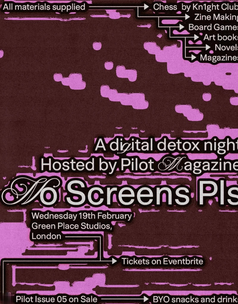 No Screens Pls poster