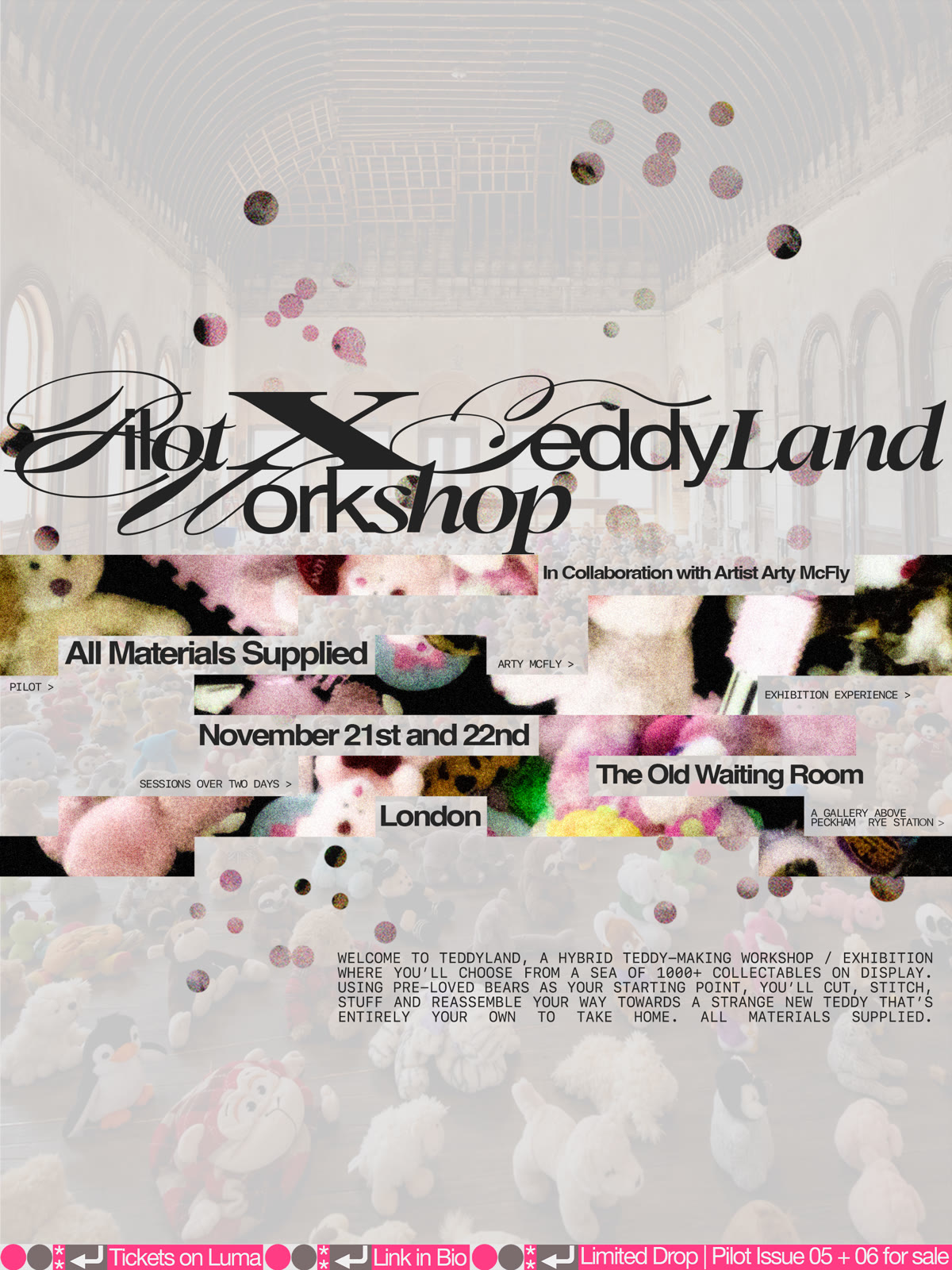 Pilot x TeddyLand Workshop poster
